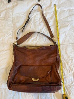rag & bone Large Brown Leather Hobo Shoulder Bag